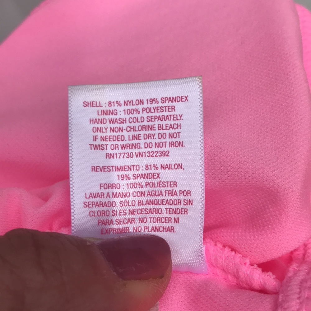 Bright Pink Bikini Top - Picture 8 of 8